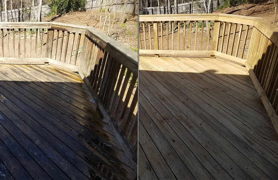 Pressure Washing Deck